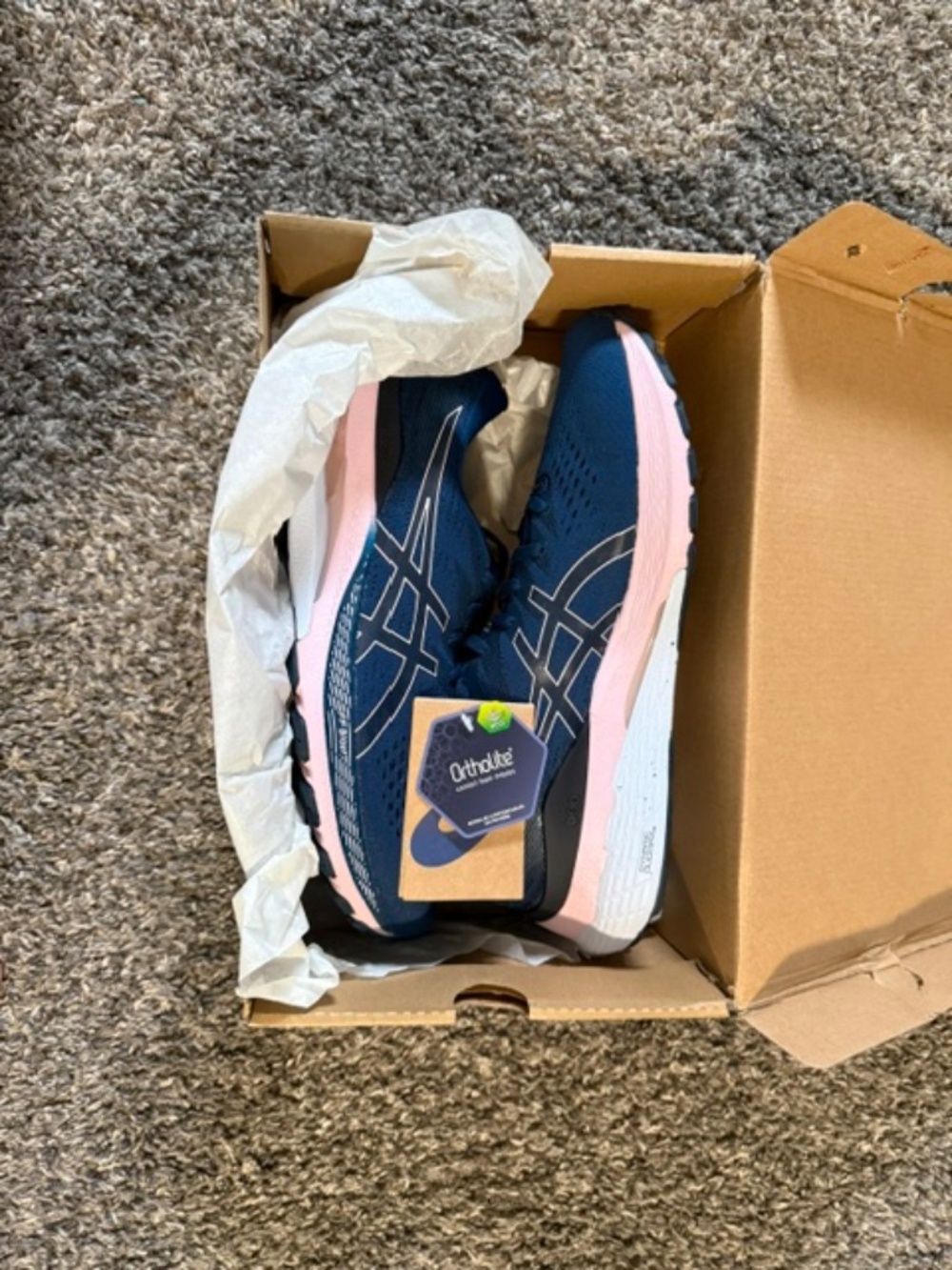 Asics Gel-Kayano 28 'Barely Rose'/Marko Blue Women Size 11 (reg) NIB - Picture 4 of 5